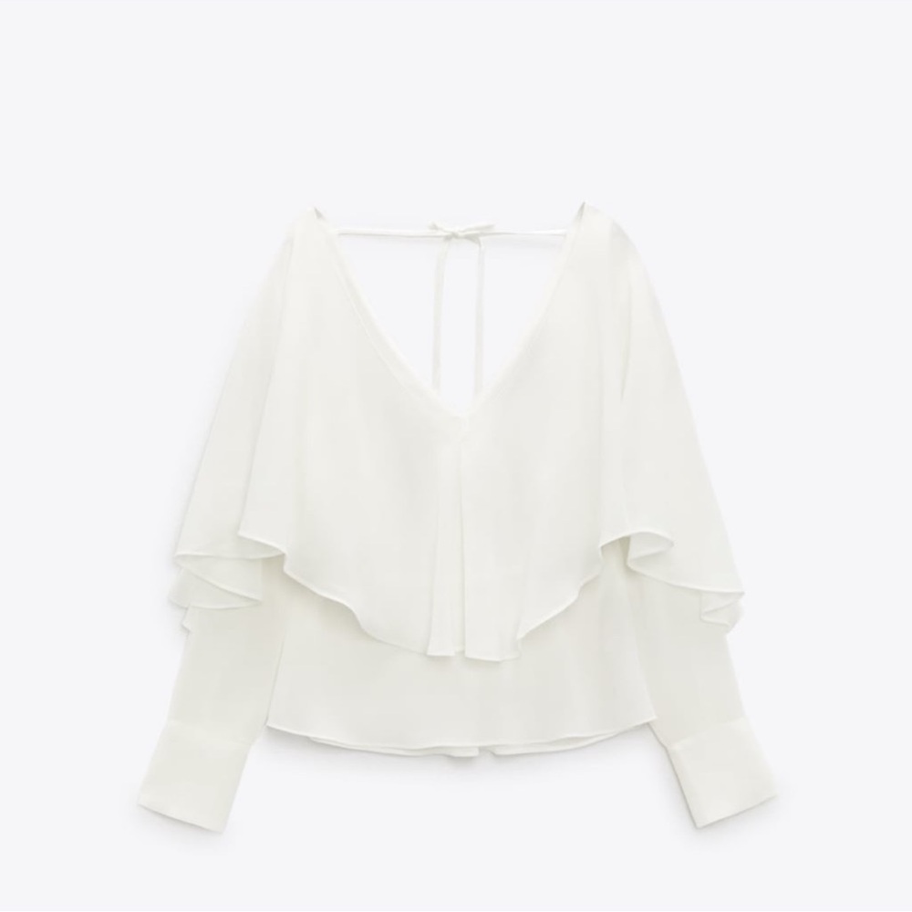 Zara Ruffled Blouse - Picture 5 of 9